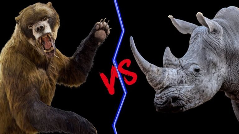 Bear Vs Rhino – Who Would Win In a Fight?